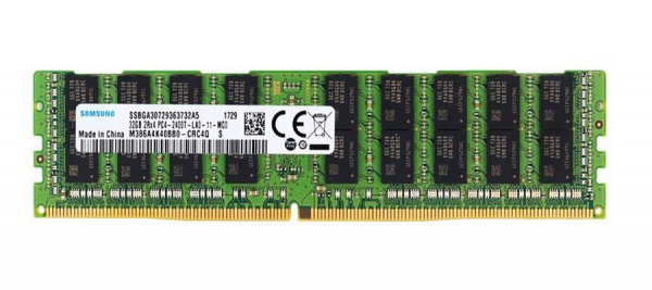 Серверная память 32 ГБ Crucial CRUCIAL 32GB 2RX4 PC4-19200T DDR4-2400MHZ MEMORY DIMM (CT32G4LFD424A)